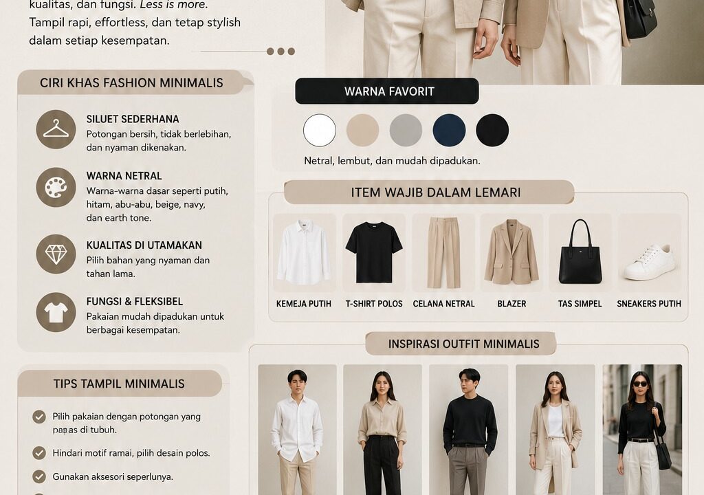 Gaya Fashion Minimalis