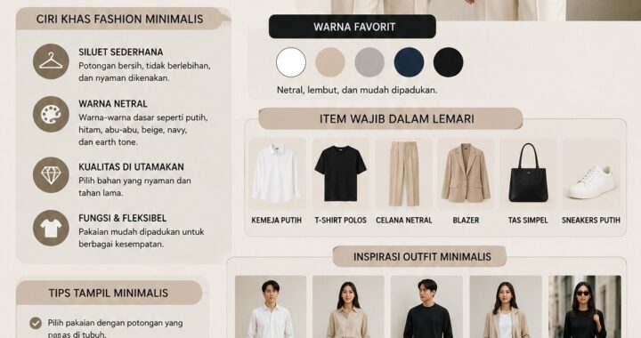 Gaya Fashion Minimalis